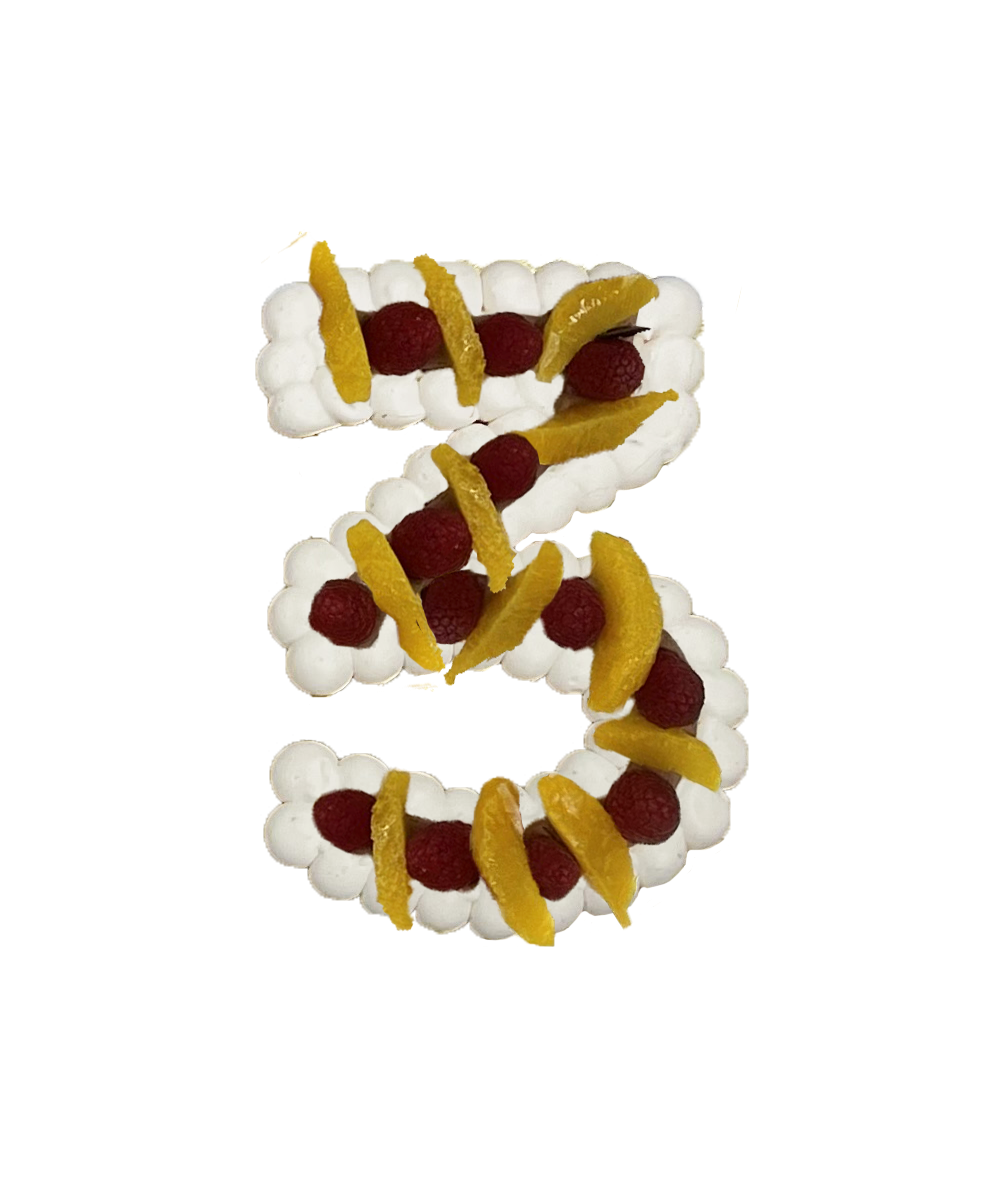 Pavlova number cake 3