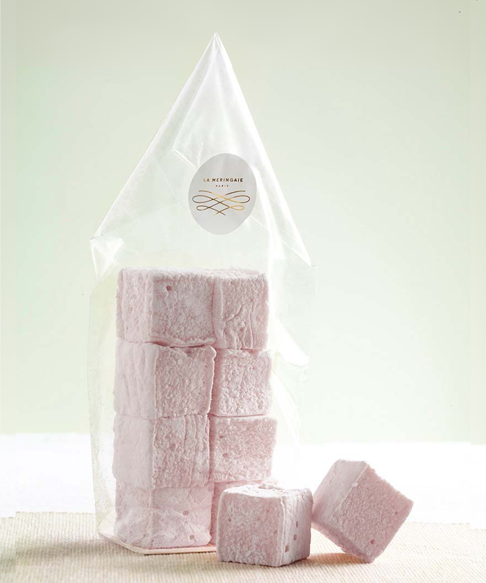 Strawberry marshmallows