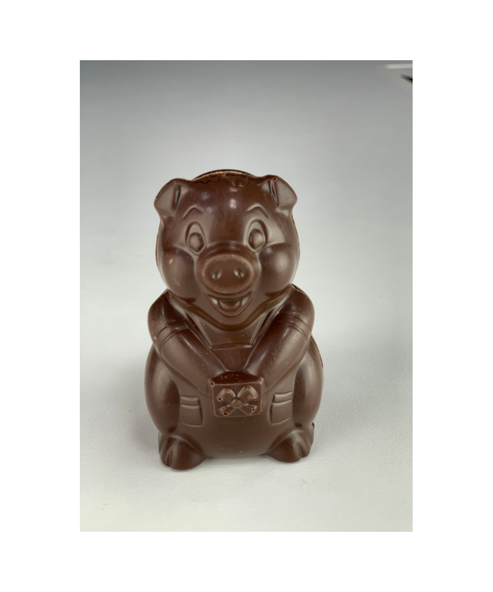 Cochon chocolat noir