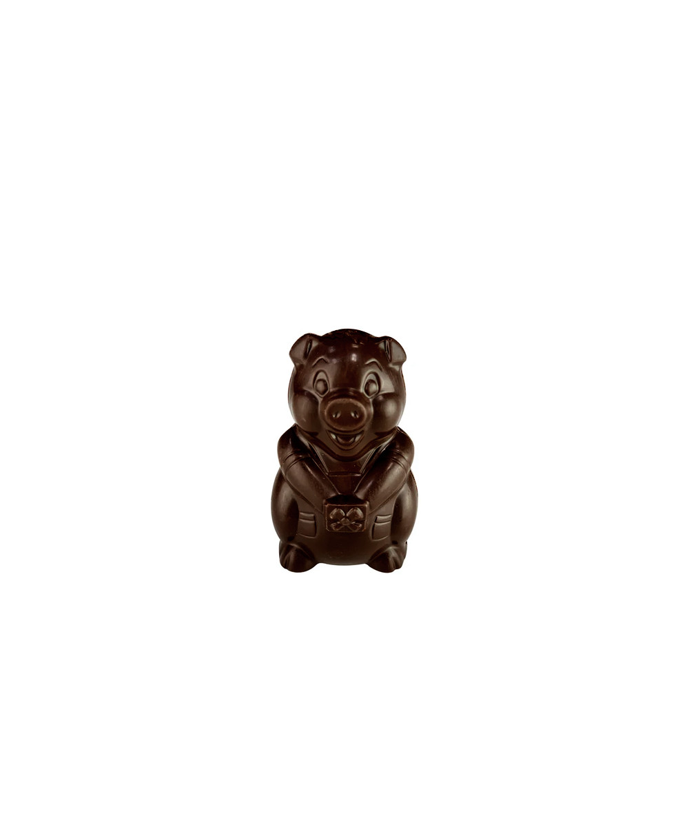 Cochon chocolat noir