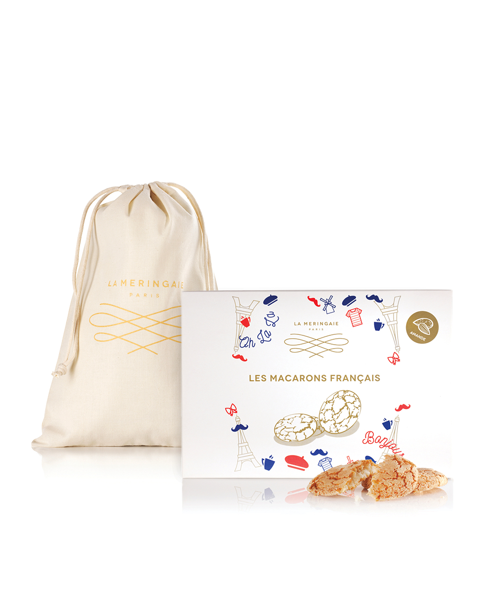 Traditional macaron gift box