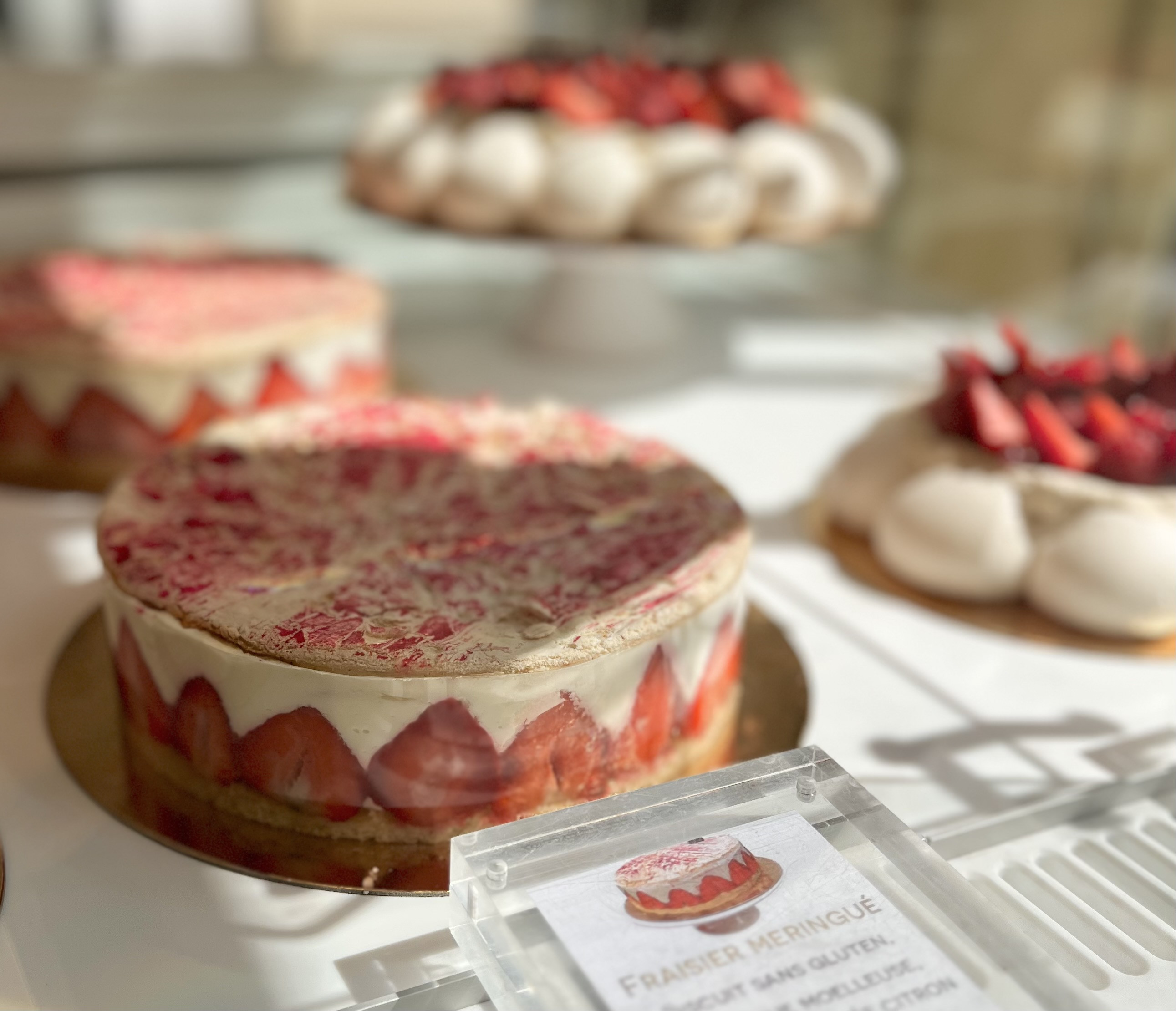Fraisier meringué pour la fête des mères !